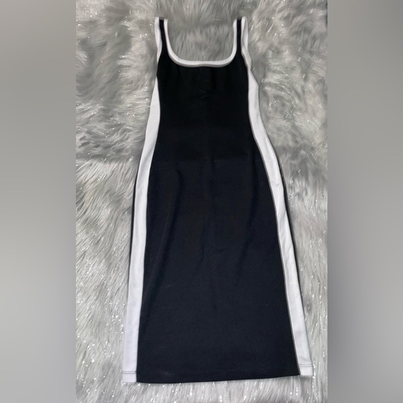 Zara Dresses & Skirts - SOLD—— Zara Tank Top Dress - w. strip on side - Sz: S